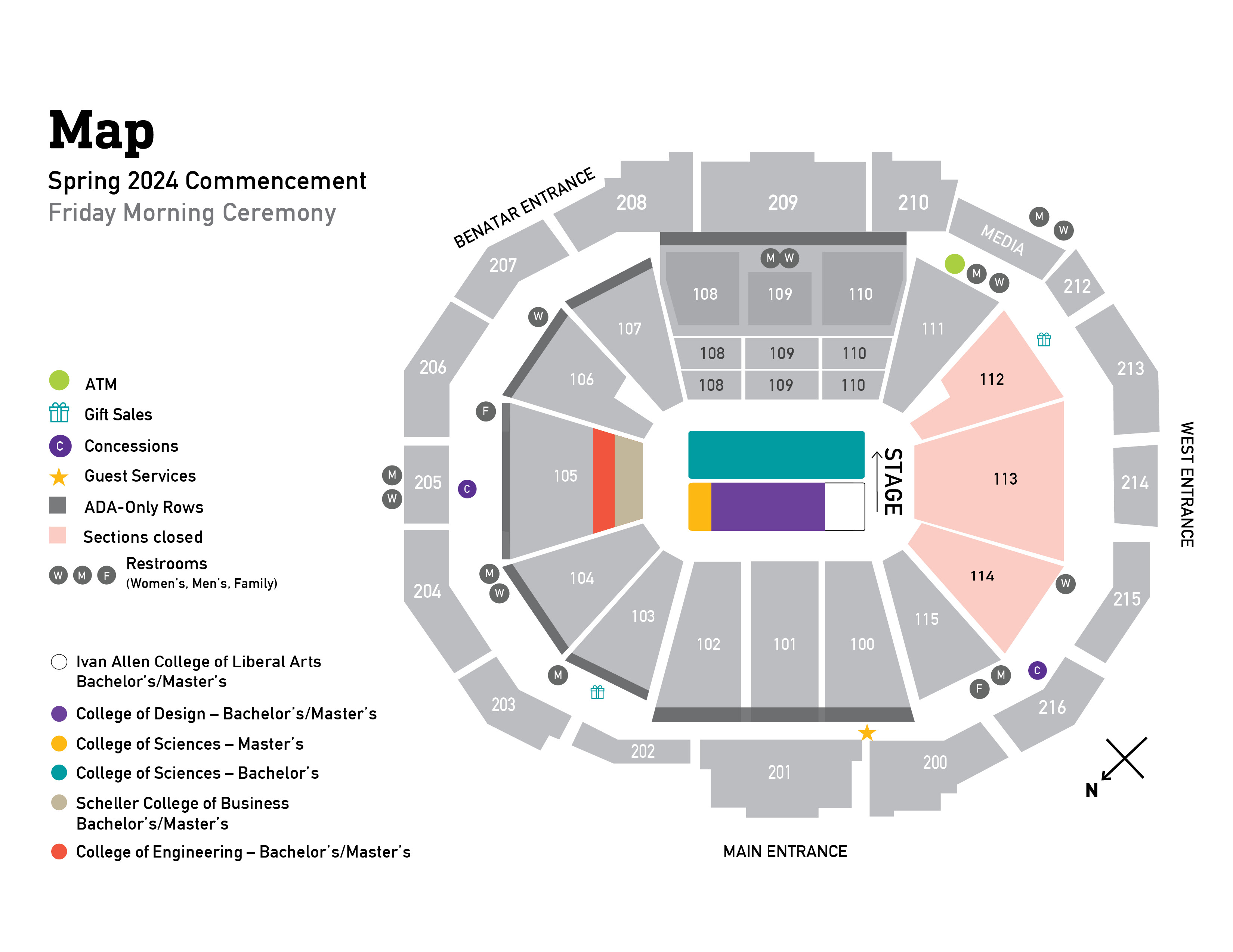 Tickets and Seating Commencement